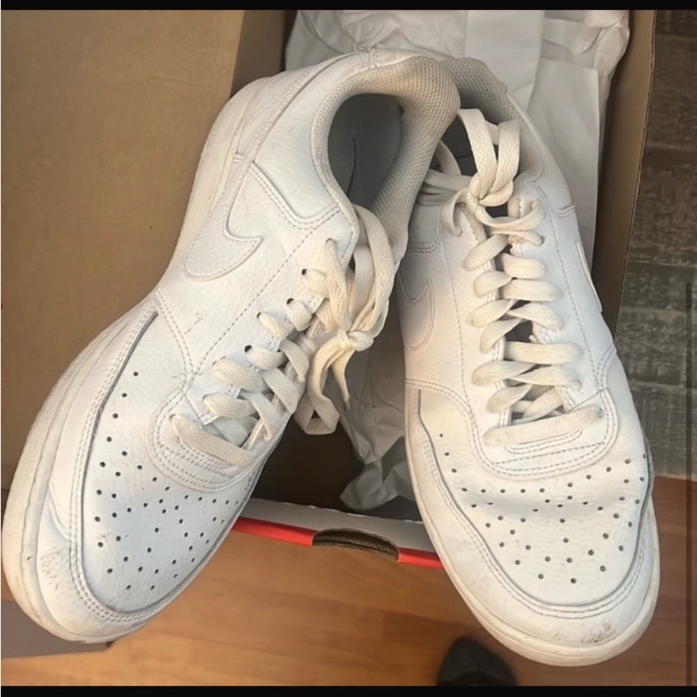 Nike Women's White Low Court Sneakers